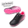 thumbnail image 4 of Tacos de Fútbol para Niños y Niñas DREAM PAIRS Talla 11 Negro Rosa, 4 of 5