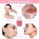 thumbnail image 2 of Molde de hielo reutilizable para cara, hielo para cara para apretar la piel, soporte de hielo de silicona para cara, regalo para el cuidado de la piel de glaseado para mujeres (rosa), 2 of 5