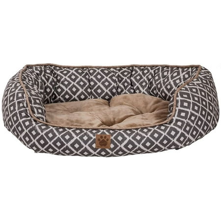 Precision Pet Ikat Snoozzy Daydream Pet Bed Gray 32" x 25"