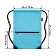 thumbnail image 3 of Mochila con cordón para gimnasio HOLYLUCK para hombre y mujer, 3 of 5