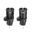 thumbnail image 3 of Portavasos doble para coche, soporte telescópico ajustable para botellas de agua, accesorio para beber jugo de automóvil, accesorio para Automoción decorativa y accesorios Fibra de Carbono Negro, 3 of 6