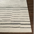 thumbnail image 6 of Mark&Day Wool Rugs, 10x14 Kerkeind Global Charcoal Area Rug, Grey Beige Black Carpet for Living Room, Bedroom or Kitchen (9'9" x 13'9"), 6 of 9