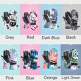 thumbnail image 4 of Guantes de esquí cálidos de invierno Forro polar A prueba de viento Pantalla táctil Deportes Ciclismo, 4 of 8