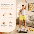 thumbnail image 4 of Lifepro RelaxaVibe 4D Vibration Plate Exercise Machine – Full Body Vibrating Plate for Circulation, Weight Loss & Recovery with Heated Ottoman, Joint Support & Triple Motor Technology, 4 of 10