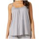 thumbnail image 2 of Puntoco Camisola de cuello redondo holgada con relleno push-up de color liso para mujer con escote cuadrado, 2 of 5