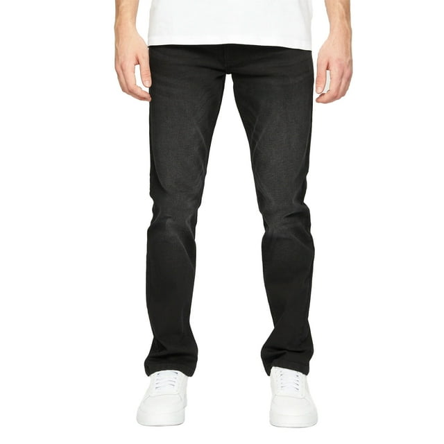 Crosshatch Jeans Extensibles Ajustés pour Hommes
