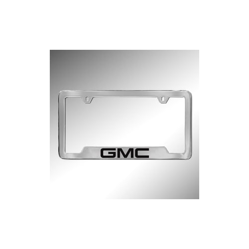 GM 19330369 GMC Logo License Plate Holder Acadia Canyon Savana Sierra HD Terrain Yukon XL