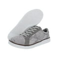 thumbnail image 2 of Dr. Scholl's Seaside Women's Lace-Up Low Top Cushioned Sneakers Gray 6.5W, 2 of 3