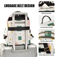 thumbnail image 3 of FORMRS Mini Backpack Purse for Women Travel Daypack Casual Shoulder Bag, Green Abstract Pattern, 3 of 7