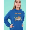 thumbnail image 2 of Autumn Harvest Time Hoodie Women -Image by Shutterstock, Female x-Large, 2 of 4