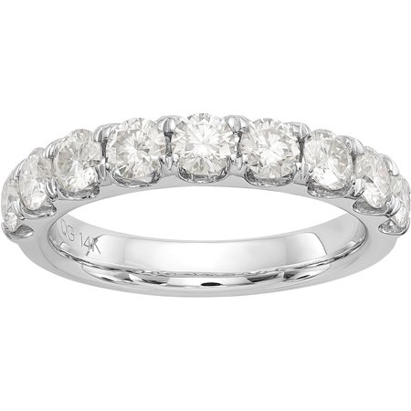 14kt 1.50 Carat 9 Stone Moissanite Band