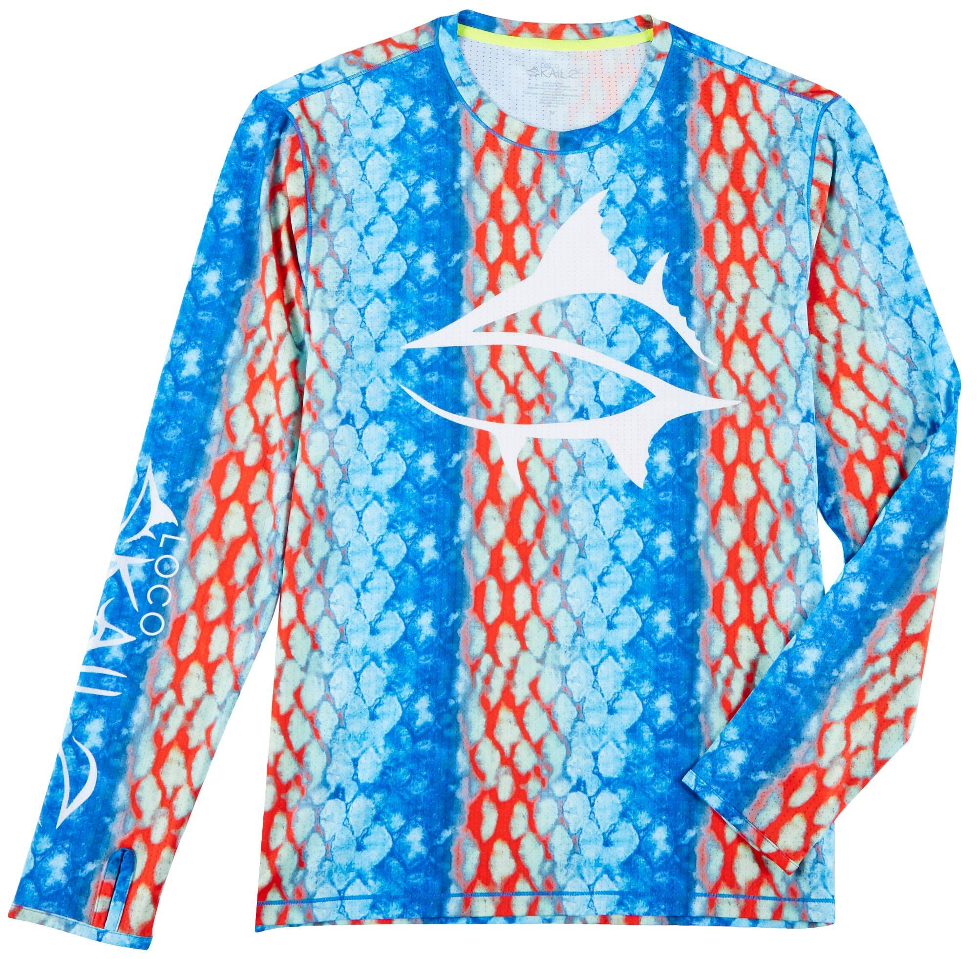 Loco Skailz Loco Skailz Mens Parrot Fish Long Sleeve TShirt