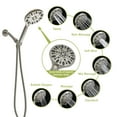 thumbnail image 2 of Multi Function Adjustable Hand Shower- 7-Function Hand Shower,Brushed Nickel,Brushed Nickel Plastic Bath Faucets Freestanding Tub Faucets, 2 of 7