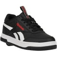 thumbnail image 2 of Heelys Youth Kids CL Court Low Wheels Skate Sneaker Shoes Black/White/Red, 2 Little Kid, 2, 2 of 5