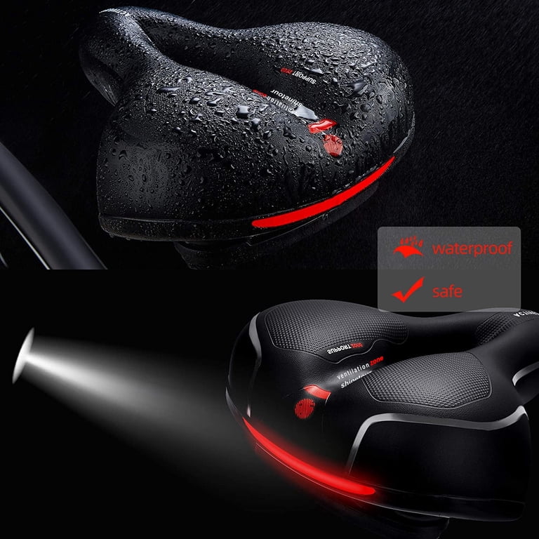 BUSATIA Gel Bike Seat, Wide Comfort Saddle for MTB photo 6