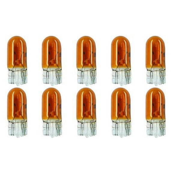 CEC Industries #194A (Amber) Bulbs, 14 V, 3.78 W, W2.1x9.5d Base, T-3.25 shape (Box of 10)