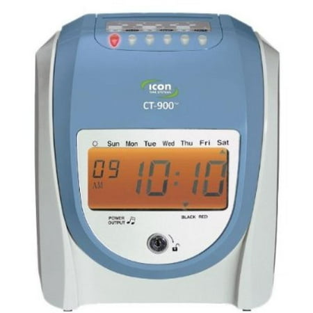- Icon time systems CT-900 Calculating Time Recorder with free lifetime support and operational battery backup
