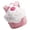 Pink, variant on Waterproof Scratch Resistant PU School Backpack Cute Fungi Theme With Night Visibility Strips