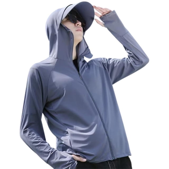 Vêtements de Protection Solaire en Fibre de Polyester Veste de Sport Pliable pour Protection Solaire