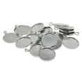 thumbnail image 1 of 20s 30mm Cabochon Colgantes Ajuste para fabricación Zulema Joyas Cabochon en blanco, 1 of 8