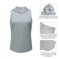 thumbnail image 6 of WBQ Workout Tank Tops for Women Sleeveless Hooded Sport Tank Top Breathable Quick Dry Running Yoga Shirts Athletic Tops Gym Workout Clothes S-XL, 6 of 6