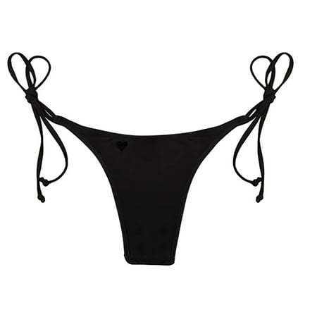 Tie Bottom Side Bathing Swimwear Women Thong Swimsuit Bikini Brazilian Swimwears Tankinis Set