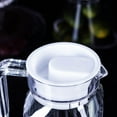thumbnail image 5 of 2 Pcs 1.1l Fruit Juice Jug Kettle-Transparent Acrylic With Cover-Kettle Drop-Proof Beverage Jug Juice Container Refrigerator Iced Tea Jug With Spout Handle Filled With Buffalo Milk Sangria Lemonade, 5 of 10