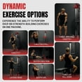 thumbnail image 6 of Mikolo Cable Crossover Machine, Lat Pull Down Machine, Wall Mounted Pulley Tower functional trainer with Adjustable Positions Dual Pulley System, Lat Pulldown Cable Training with 118lb Weight Stacks, 6 of 12