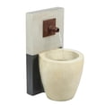 thumbnail image 4 of LuxenHome Moderne hors Blanc et Gris Bol en Résine Fontaine Extérieure avec Lumière LED, 4 of 10