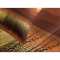 thumbnail image 4 of Ambesonne Lake Quilted Bedspread Set 3 Pcs, Abstract Mountains Sunset, Queen Size, Brown Orange, 4 of 5