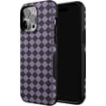 thumbnail image 2 of Case for iPhone 14 Pro Max Case | Harlequin Midnight Diamond | Black and Purple | Bold Protective Design | MagSafe Compatible Design, 2 of 6