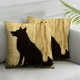 thumbnail image 2 of COMIO Cabin Wolf Pillow Case 2-Pack Short Plush Pillowcase (Universal 1) White, 2 of 6