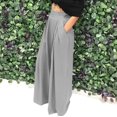 thumbnail image 2 of Wide Leg Palazzo Pants for Women Elastic High Waisted Lounge Pants Lightweight Summer Flowy Pants with Pockets Ladies Comfy Plus Size 2026 Trendy Outfits Flowy Straight Leg Clothes, 2 of 6
