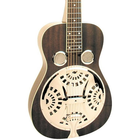 Black Lightning Resonator Guitar Squareneck