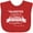 Red, variant on Inktastic Injustice Anywhere is a Threat to Justice Everywhere Martin Luther King Jr. Boys or Girls Baby Bib