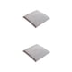 thumbnail image 3 of Kearding Cojín para silla, taburete, almohada con respaldo cuadrado, espumas viscoelásticas, almohadilla para el hogar y la oficina, Gris 2Conjunto, 3 of 6
