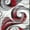 Red, variant on Handcraft Rugs-Swirls Abstract Design Modern Contemporary Hand Carved Area Rug-Silver/Purple/Gray/Black