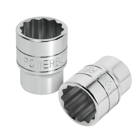 UPC: 0028907092034 | Powerbuilt 3/4 Inch Drive x 29 MM 12 Point Shallow Socket – 643232