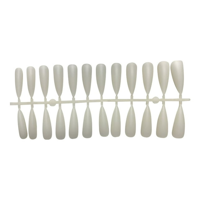 Vogacara Tabletas para mejorar las uñas Durabilidad Uña falsa Cobertura completa Puntas de manicura llamativas JM-01Blanco natural Type3 NO3 Vogacara CE012053-01