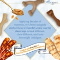 thumbnail image 6 of Nylabone Strong Chew Gourmet Style Femur Puppy Chew Toy Bacon Small (1 Count), 6 of 14