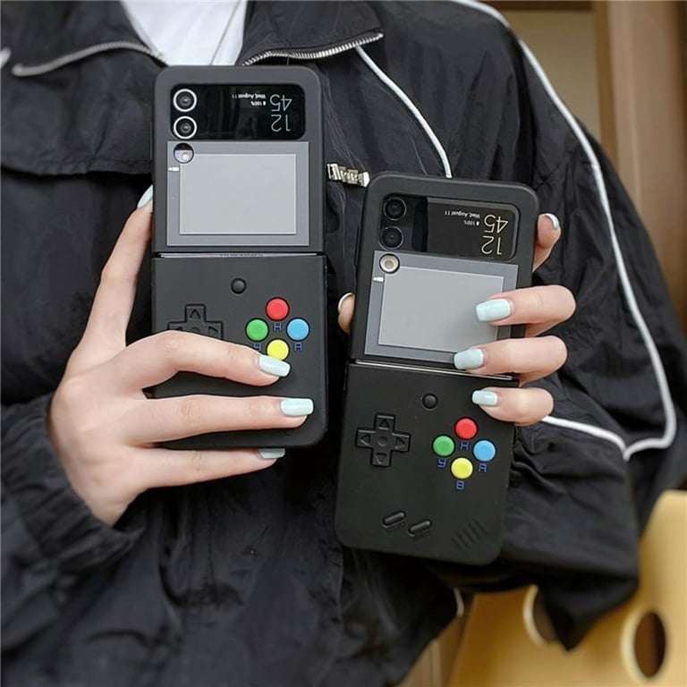 for Samsung Galaxy Z Flip Retro Gameboy Case Cute Design