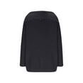 thumbnail image 5 of Wancir Women's Open Front Cardigan Sweaters Shawl Neck Long Sleeve Ruffle Chunky Ribbed Knit Sweater Long Jacket Coat, 5 of 5