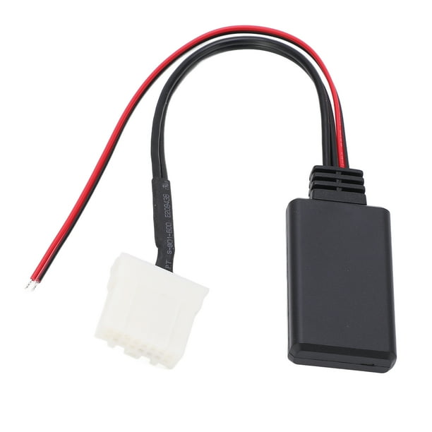 Conector de audio para automóvil, adaptador de audio Bluetooth inalámbrico para radio de automóvil Módulo Bluetooth AUX Rendimiento inigualable