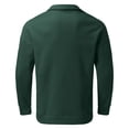 thumbnail image 5 of Bcfgryg Men Quarter Zip Sweatshirts Neck Pullover Big and Tall Solid Color Long Sleeve Loose Fit Sweatshirt,Green XXXL, 5 of 5