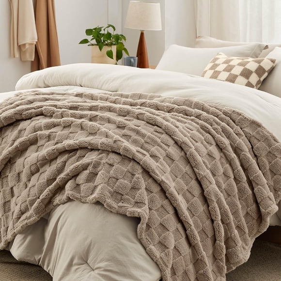 Juego de Edredón Bedsure Tamaño Full con Manta y Almohada 5 Piezas