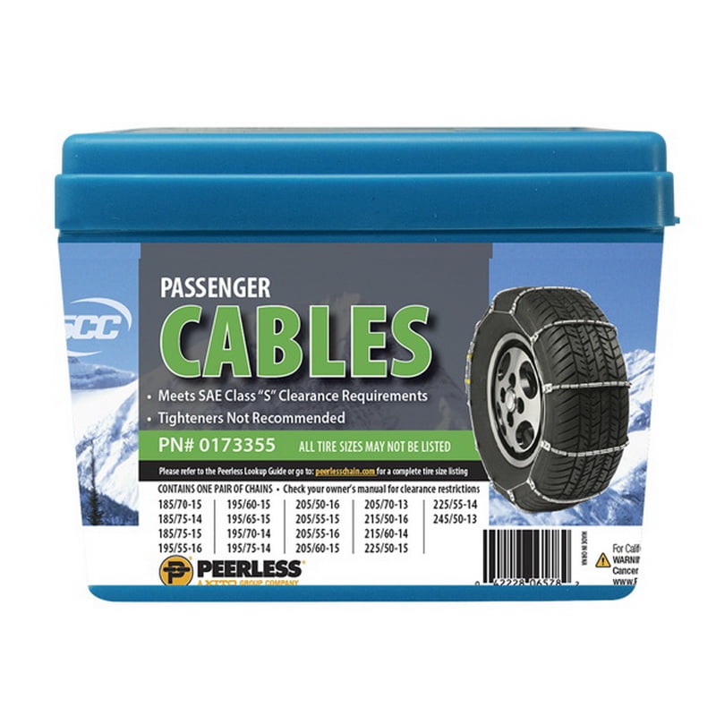 Single and Wide Base Peerless Tire Chains PK2 
