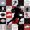 Black Red 2, variant on Manfei Boys Football Twin Quilt Set, Sport Checkered Twin Coverlet Set, Black Gray, Black Reversible 2pcs, 1 Bedspread and 1 Pillowcase