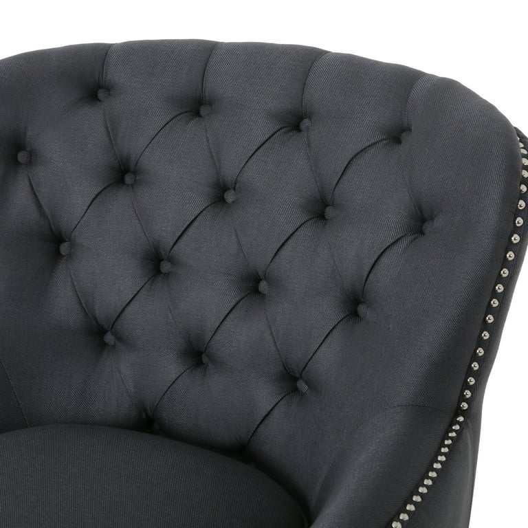 Caleb fabric store chair & ottoman