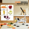 thumbnail image 2 of KFFKFF 3/8 Inch Manual Commercial Vegetable Slicer Fruit Slicer Cutter, 2 of 9