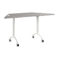 thumbnail image 1 of Scranton & Co Engineered Wood 60-inch Trapezoid Modular Conference Table in Gray, 1 of 8